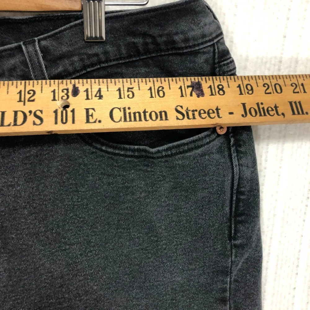 Levis 514 Straight Fit Jeans‎ Mens 38x32 Faded Black Denim Pants